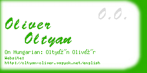 oliver oltyan business card